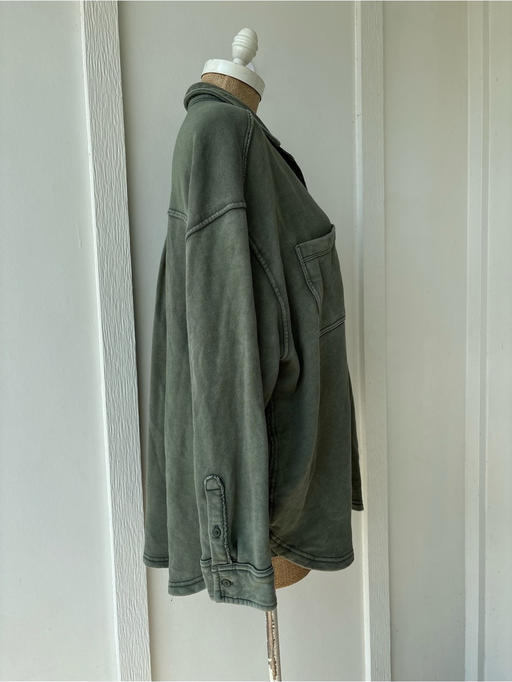 Aerie LumberJane Fleece Shirt Medium - Picture 6 of 9